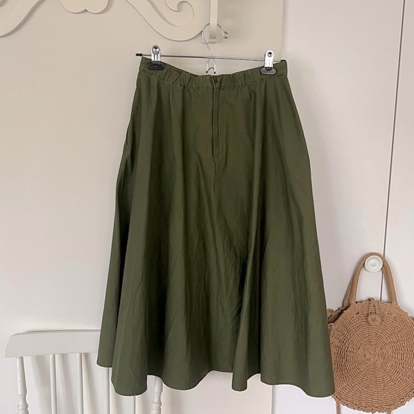 A-Line Midi Skirt - Picture 2 of 4
